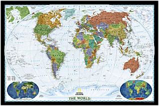 National Geographic World Map