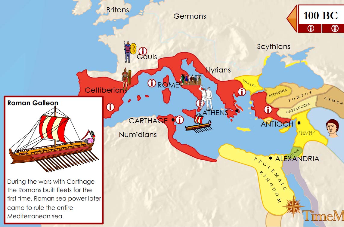 TimeMap-Rise of Rome