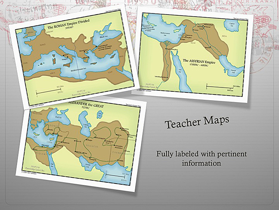 Map Trek Historical Teacher Maps